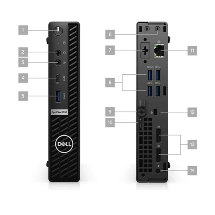 Dell Optiplex 5090 (MFF) i5, 16 GB/512 GB, Windows 11 – B | Gwarancja: 1 rok