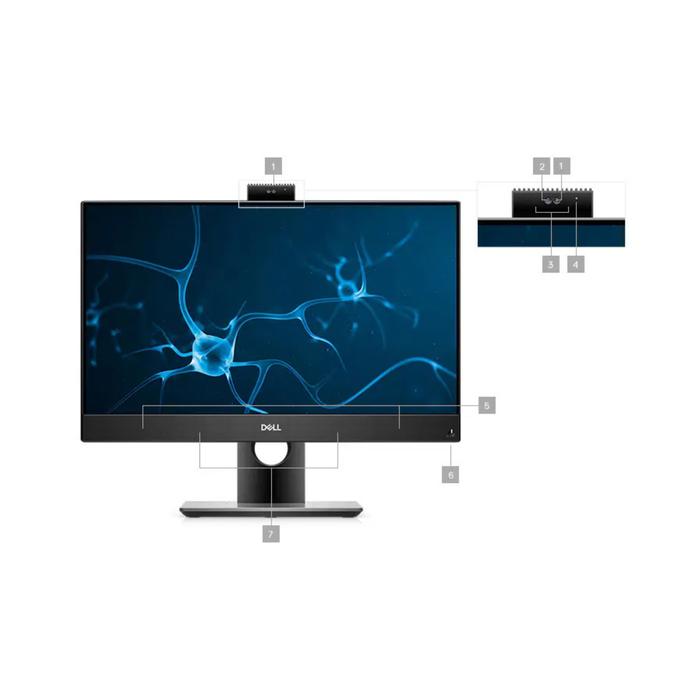 Dell Optiplex 5480 AiO i3, 8 GB/256 GB, Windows 11 – C | Gwarancja: 1 rok