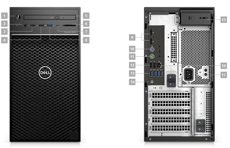 Dell Precision 3640 i7, 16 GB/512 GB, Windows 11 – B | Gwarancja: 1 rok