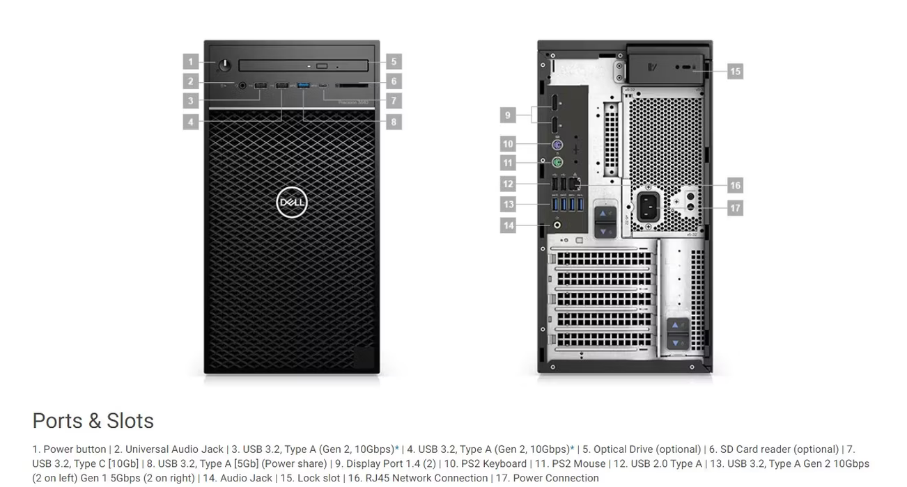 Dell Precision 3640 i5, 16 GB/512 GB, Windows 11 – B | Gwarancja: 1 rok
