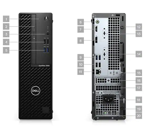 Dell Optiplex 3080 SFF i5, 16 GB/512 GB, Windows 11 – B | Gwarancja: 1 rok