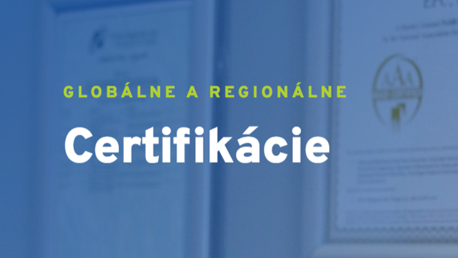 Certifications according to the highest standards
